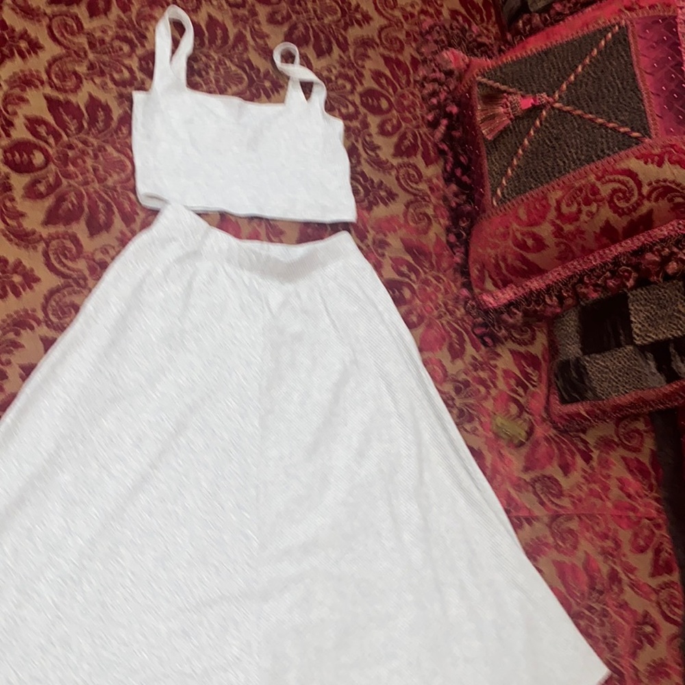 Lovely Nude  shirt set  , never wear , just removed tags